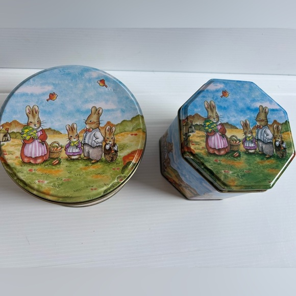 Easter Tins with Bunnies - Picture 3 of 9